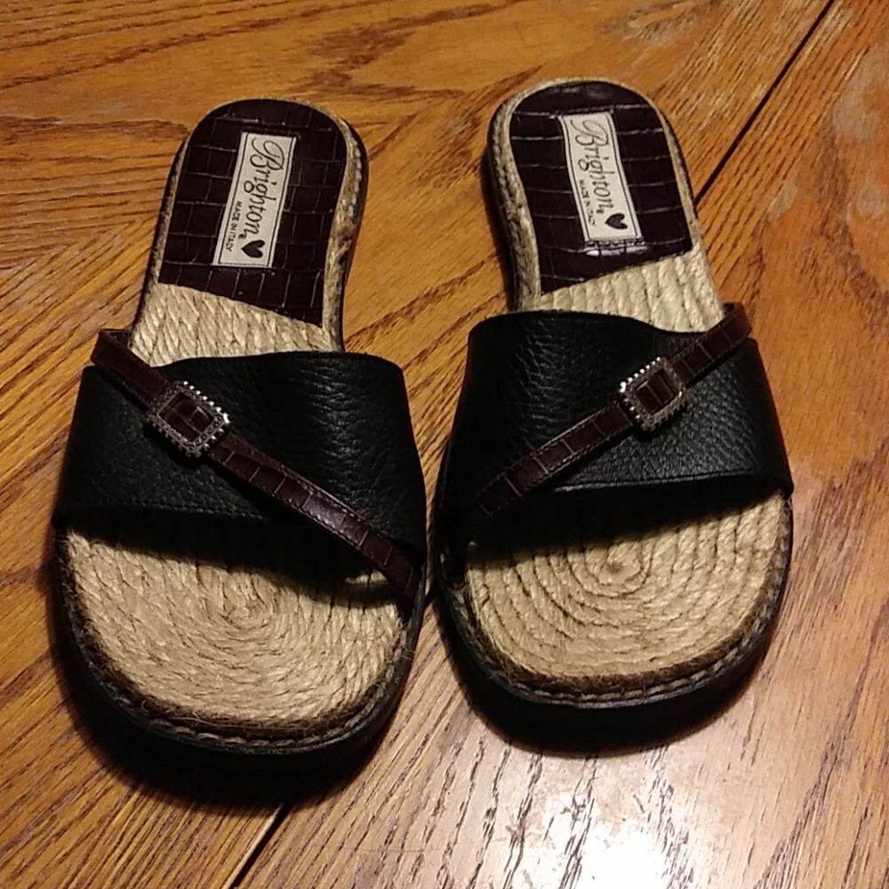 Brighton leather upper sandals sz 5